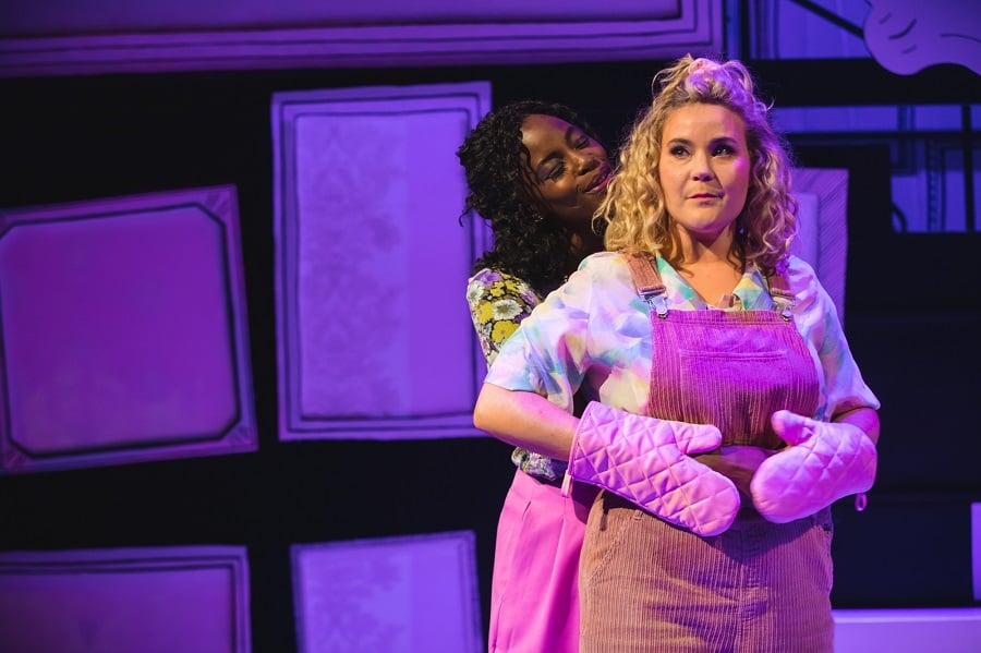 Gemma Knight-Jones & Natasha J Barnes in Falsettos.