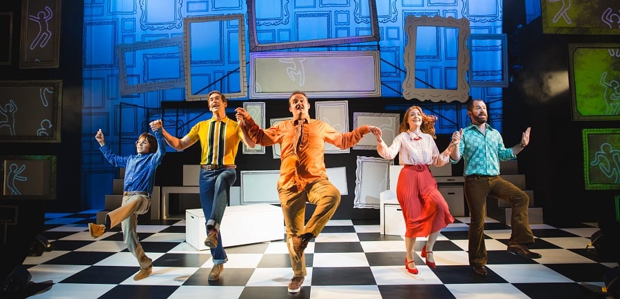 The cast of Falsettos at The Other Palace.