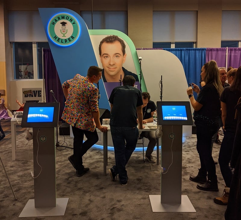 The BroadwayCon marketplace.